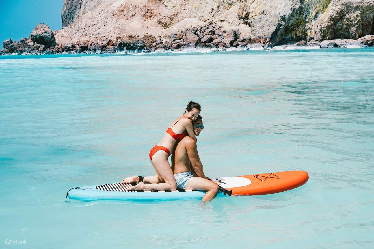 Mar de leche de la isla Tortuga: fiesta acuática en el mar, SUP, tobogán acuático, banana acuática, esnórquel, pesca en el mar | Yate, lancha rápida, velero